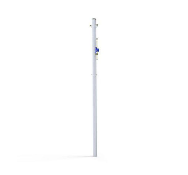 Poteau central de volley en aluminium diam 90mm - treuil