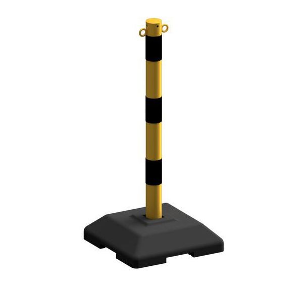 Poteau d'acier galvanisé à chaud