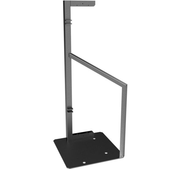 Poteau de porte gauche pour porte de clôture en bois