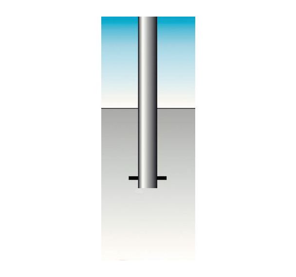 Poteau de voirie - À sceller