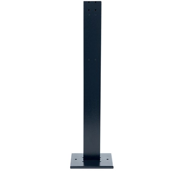 Poteau et base pour cendrier mural 3 L gris