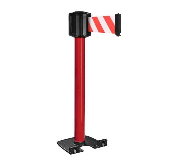 Poteau exterieur Rouge a sangle 10mx10cm - Viso