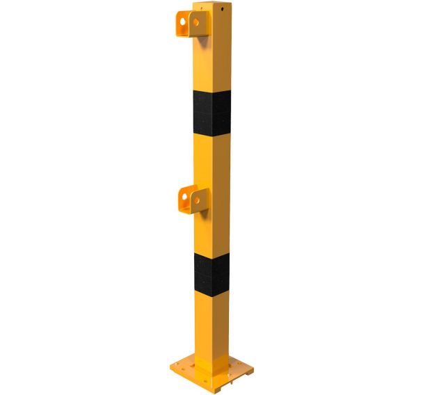 Poteau extrémité amovible supérieure et à hauteur des genoux