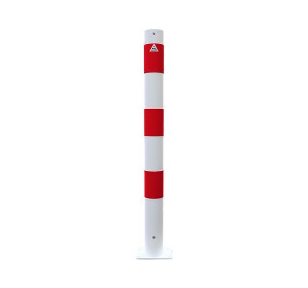 Poteau inclinable bandes réfléchissantes