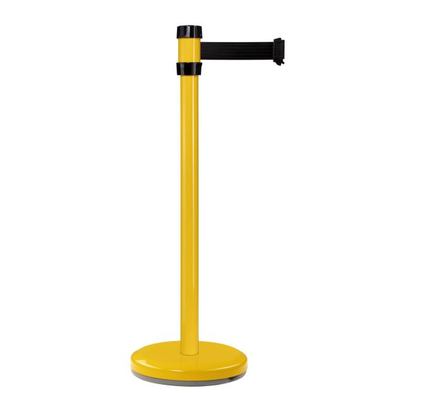 Poteau intérieur jaune à sangle 2m - Viso