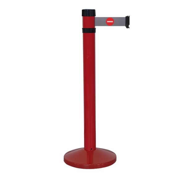Poteau intérieur rouge à sangle 4m - Viso