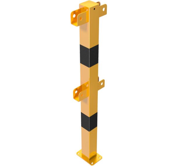 Poteau intermédiaire à cheviller barre supérieure
