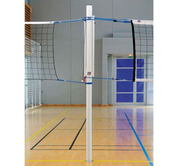 Poteau intermédiaire de volley GES en acier Regular - l'unite
