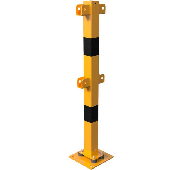 Poteau intermédiaire supérieure et à hauteur de genoux