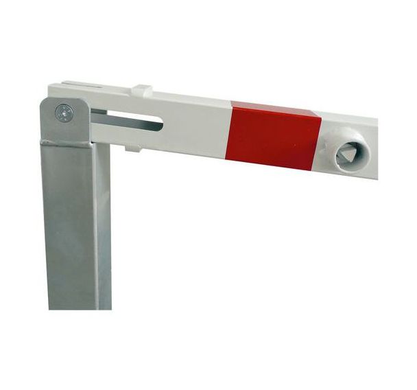 Poteau rabattable blocage triangulaire mécanique de montée