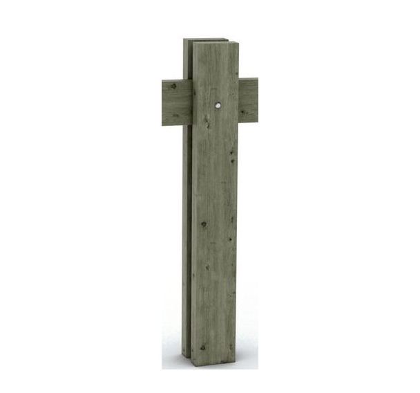 Poteau supplémentaire pour barrière coulissante