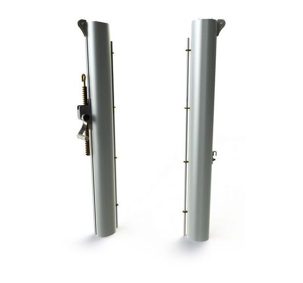 Poteaux alu ovoide à sceller