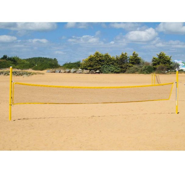 Poteaux beach en alu diamètre 90 avec cabestan et embase