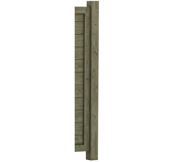 Poteaux carré de 2 m pour cache conteneurs Etel L 178 cm