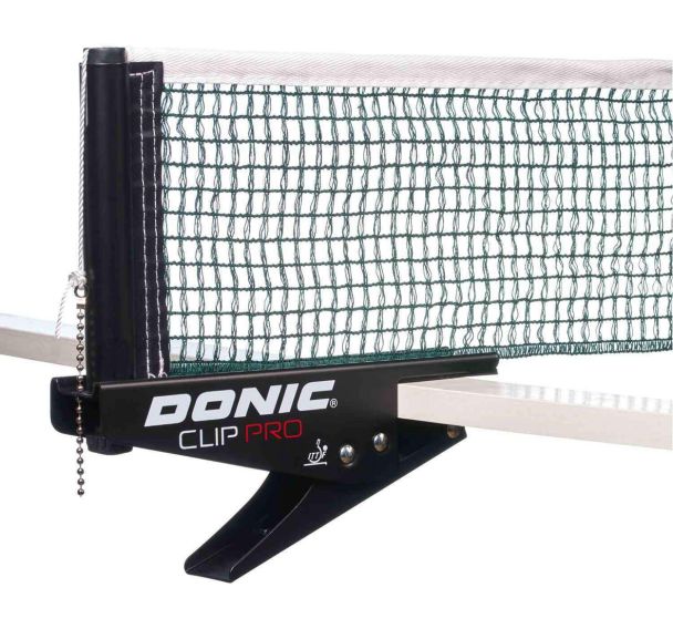 Poteaux filet Donic Clip Pro poteaux noir filet vert