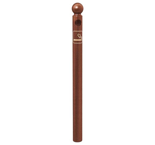 Potelet cendrier Ø 76 mm pommeau Boule - zinc - Procity