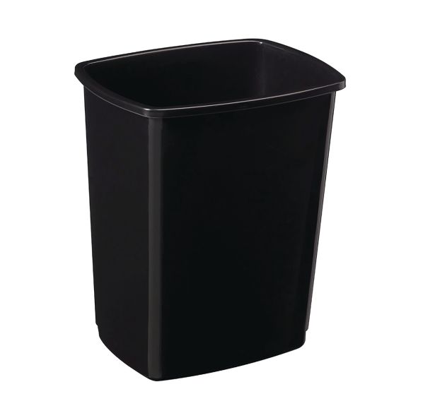 Poubelle 50L Sans Couvercle Clap Noir