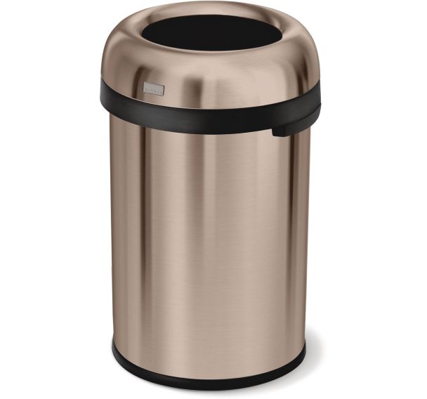 Poubelle Bullet Open Top 115L, Simpele Human or rose