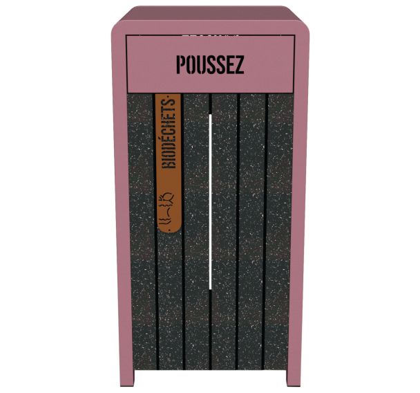 Poubelle CHARDONNAY bio déchets - Ipra/alu - Urbemob