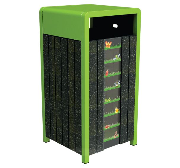 Poubelle Chardonnay Challenge 100 L Ipra/alu - Urbemob