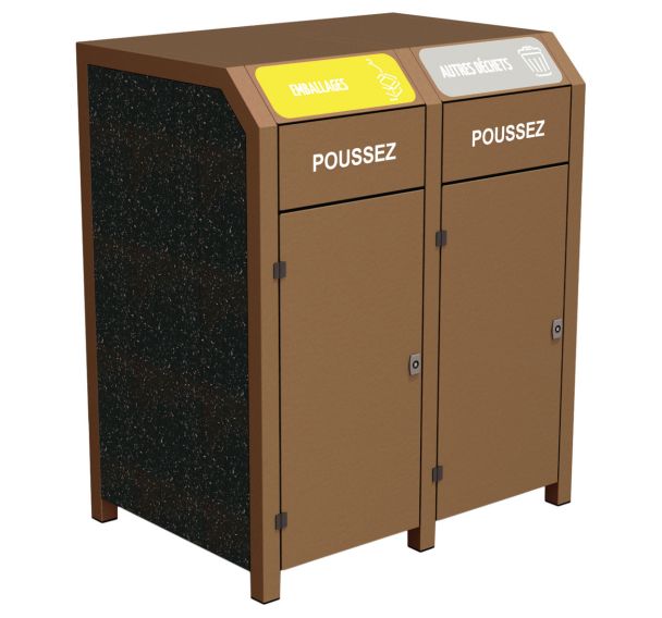 Poubelle Chardonnay emballages/autres déchets - Ipra/alu - Urbemob