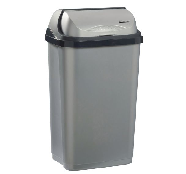Poubelle Couvercle Coulissant - 50L - Oktop