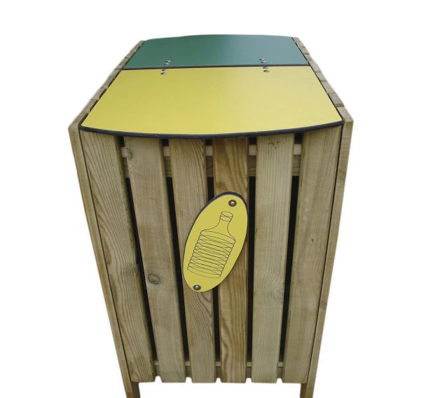 Poubelle ECO-DUO - 2 x 100 L