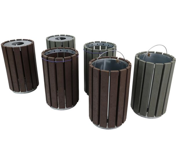 Poubelle Escapade Ronde - Manutan Expert