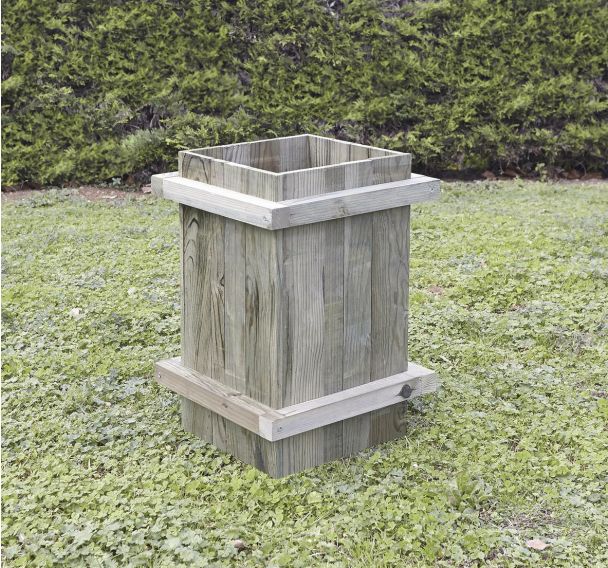 Poubelle Forestière bois 50 L