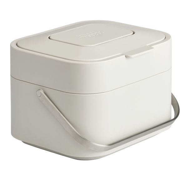 Poubelle Intelligent Waste Stack 4, Coloris : Beige