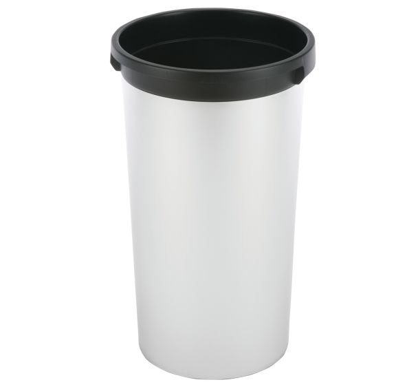 Poubelle Iris ronde - 50L Gris