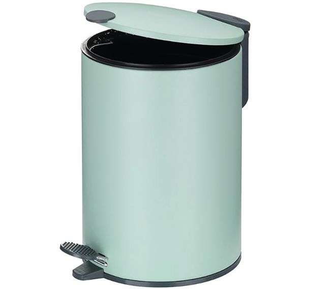 Poubelle Mats 3L métal sauge