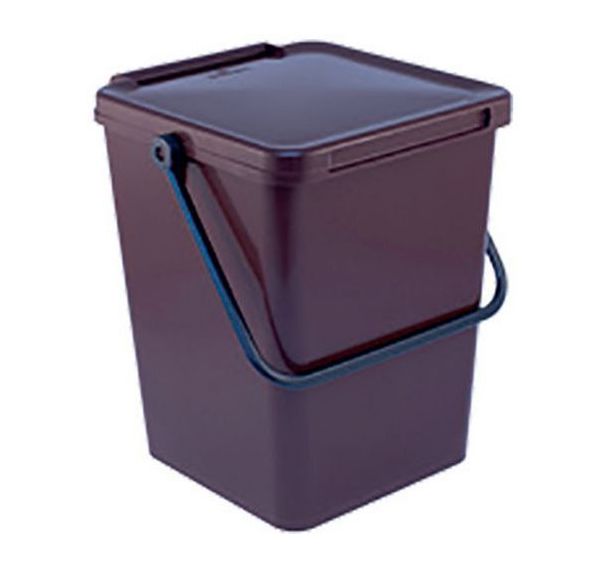 Poubelle Minimax déchets alimentaire carré 10 L - Vepabins