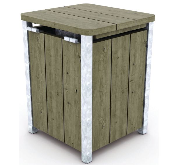 Poubelle Pontusval 100L - pin