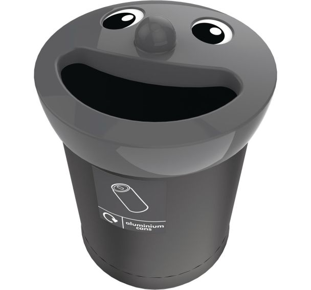 Poubelle Smiley Face 52L Cannettes - Vepabins