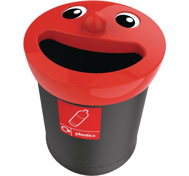 Poubelle Smiley Face 52L Plastiques - Vepabins