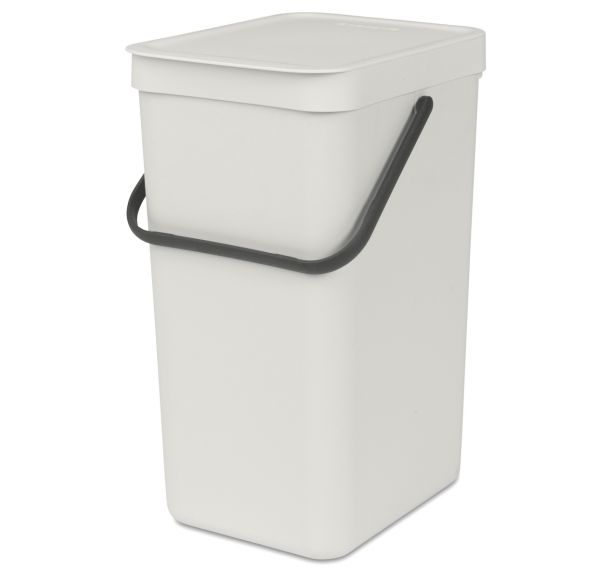 Poubelle Sort&Go 16L, Brabantia, Blanc