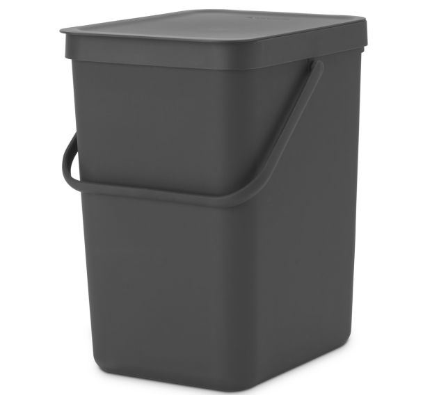 Poubelle Sort&Go 25L, Brabantia, Gris