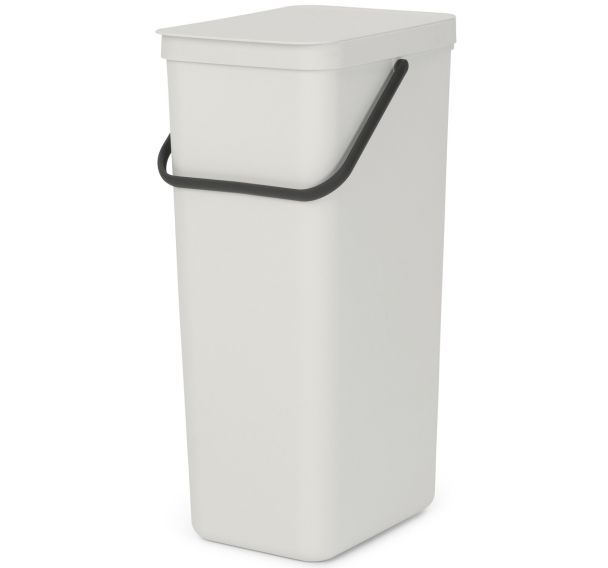 Poubelle Sort&Go 40L, Brabantia, Blanc
