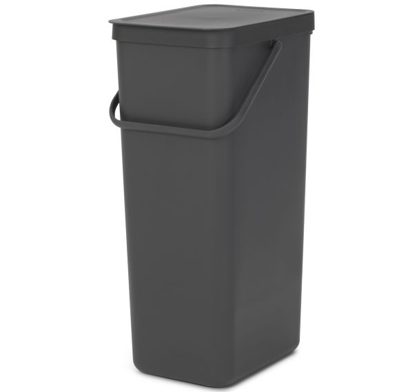 Poubelle Sort&Go 40L, Brabantia, Gris