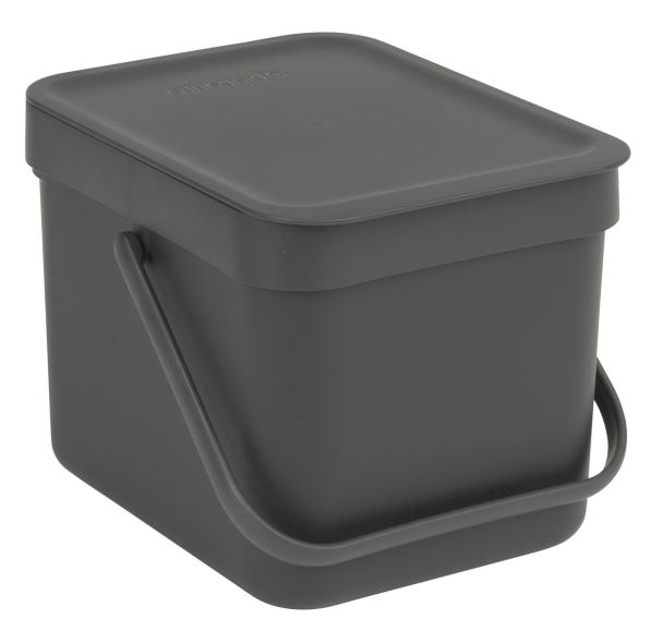 Poubelle Sort&Go 6L Gris - Brabantia