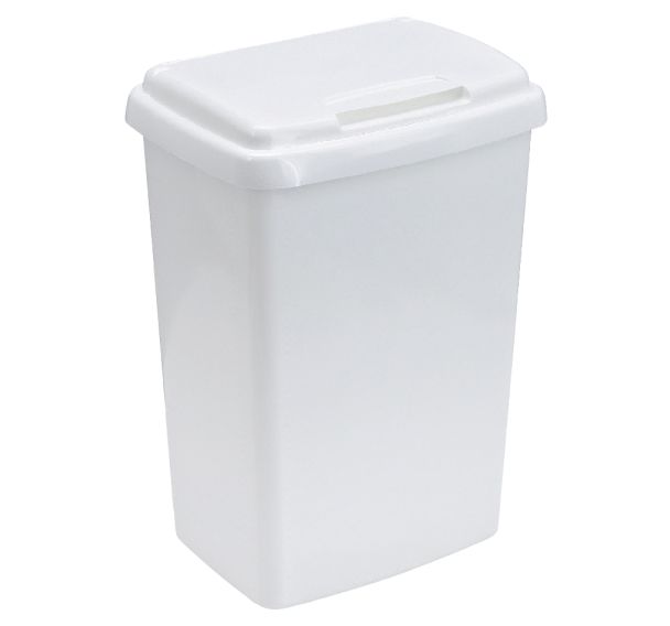 Poubelle Top Fix 50L Blanc