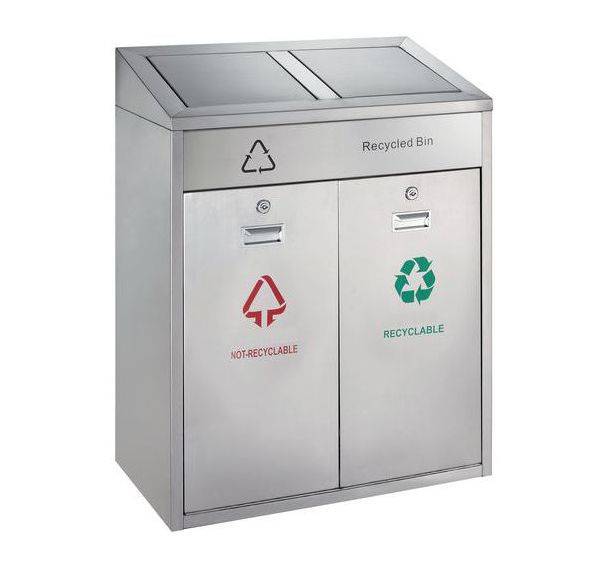 Poubelle Tri-Selectif 2x21L