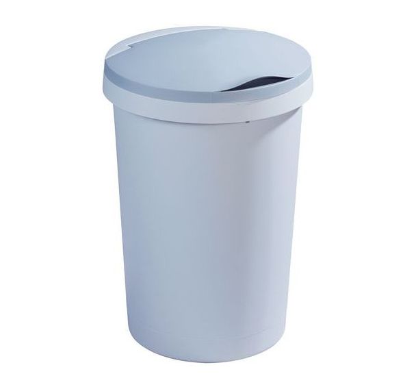 Poubelle Twinga couvercle à clapet - 45 L