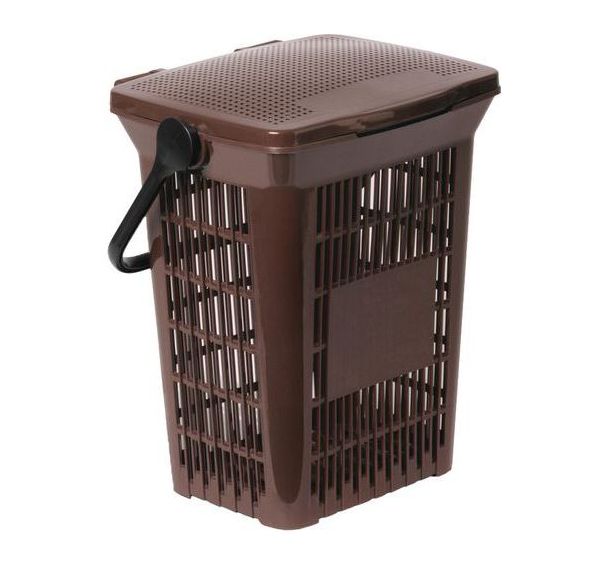Poubelle Umimax ventilé porte-sac à ordures 10 L - Vepabins