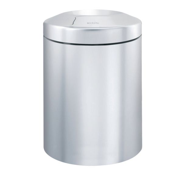 Poubelle à papier anti feu 7L inox mat