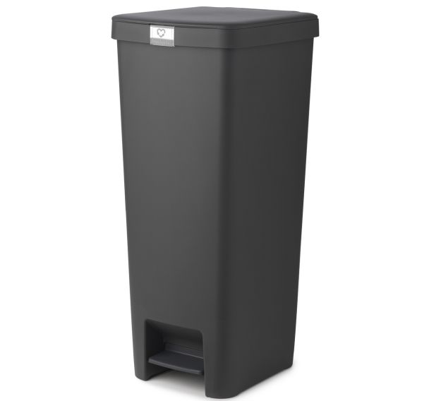 Poubelle à pédale 40L StepUp, Brabantia gris foncé