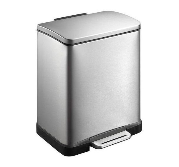 Poubelle à pédale E-Cube rectangulaire 20L - EKO
