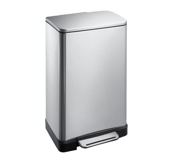Poubelle à pédale E-Cube rectangulaire 30L EKO - Vepabins