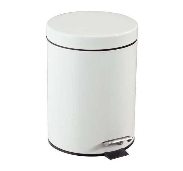 Poubelle à pédale Essencia - 5L Blanc